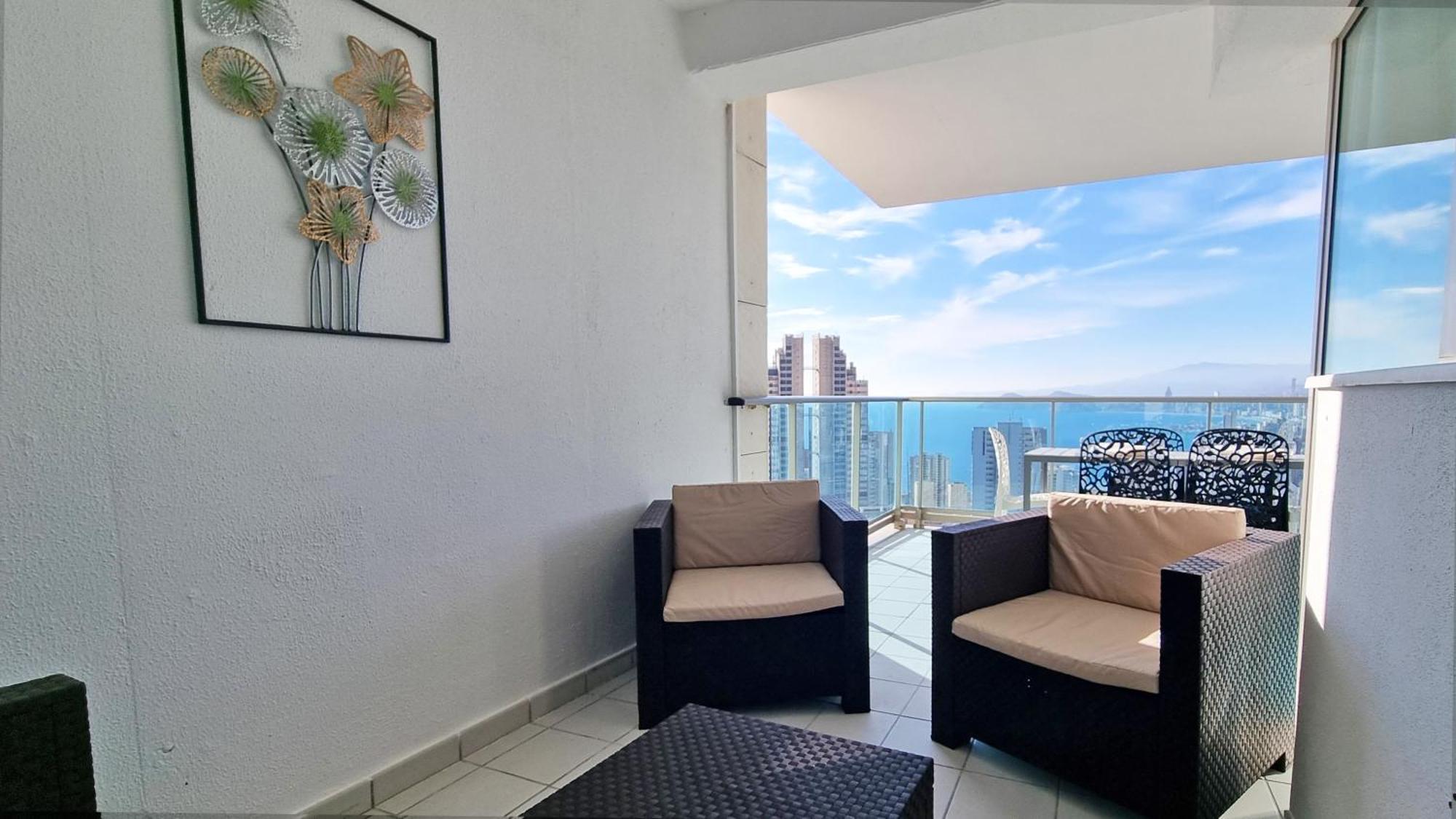 Skyline 18 Terraza Privada Con Impresionantes Vistas Al Mar Appartement Benidorm Buitenkant foto